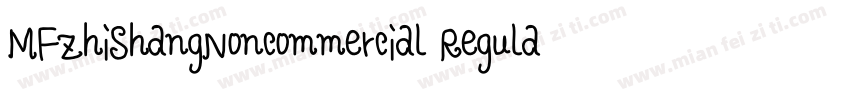 MFZhiShangNoncommercial Regular字体转换